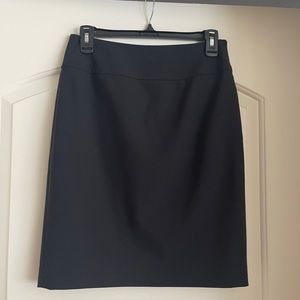 Black pencil skirt